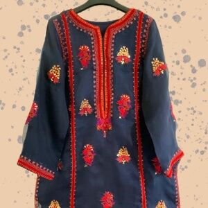 Luxury Pure Organza kurta shirt